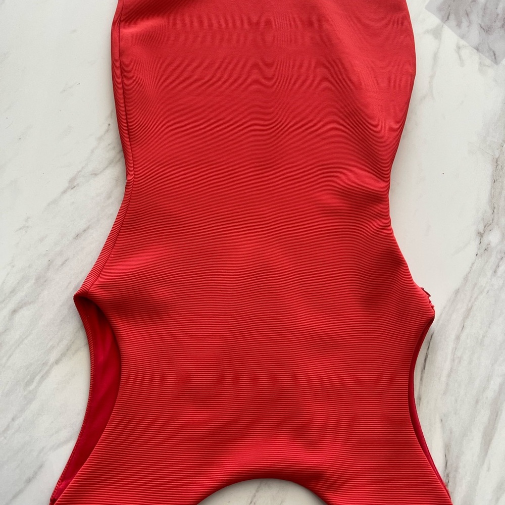 Kids Red One Piece Swimsuit